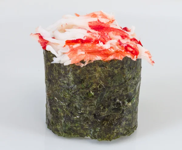 カニ エビのソース掛けスライスと寿司可児 — ストック写真