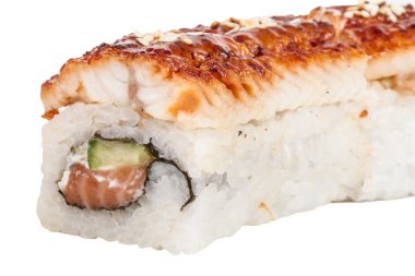 Japon mutfağının - maki rulo ile salatalık, krem c