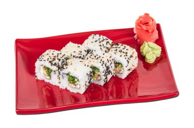 Japon mutfağının - maki rulo ile nori, krem chees