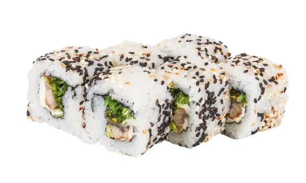 Japanese traditional Cuisine - Maki Roll with Nori , Cream Chees — Stock Photo, Image