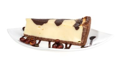 çikolata soslu Cheesecake