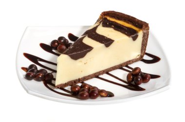 çikolata soslu Cheesecake