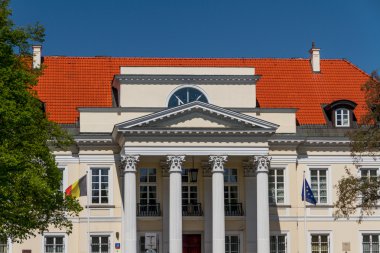 centrum van de stad van Warschau, Polen