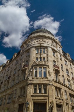 tipik binalar 19. yüzyıl budape buda castle bölgesinde