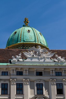 Hofburg Sarayı ve anıt. Vienna.Austria.