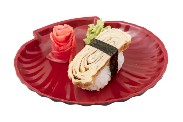Tamago (Omelet) sushi — Stockfoto