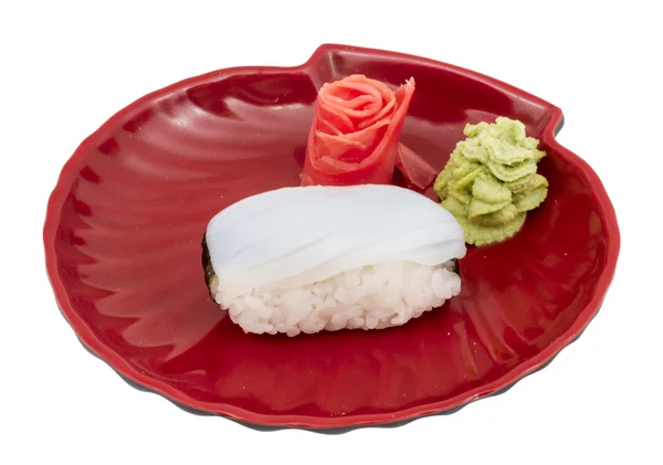일본 오징어 초밥 — 스톡 사진