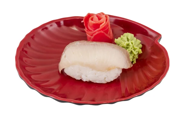 Zbliżenie młody ogon żółty sushi — Zdjęcie stockowe