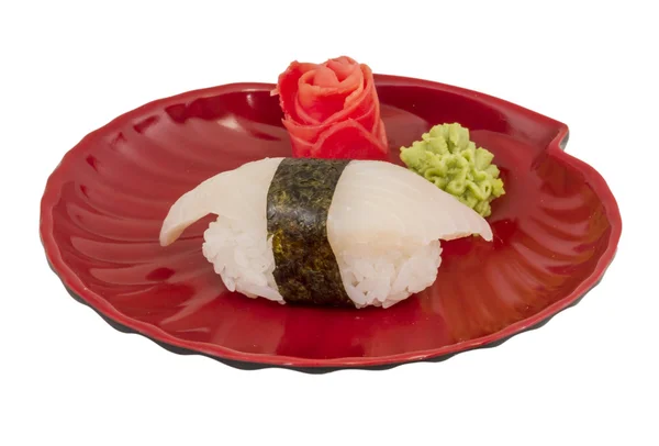 Біла риба суші — стокове фото