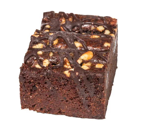 Trüffel mit schwarzer Schokoladensauce — Stockfoto