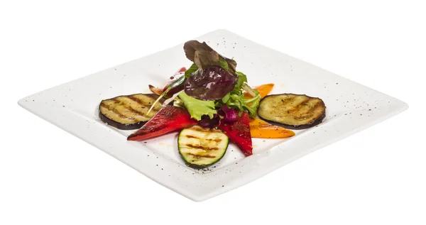 Légumes grillés (courgettes, aubergines, poivrons) ,) — Photo