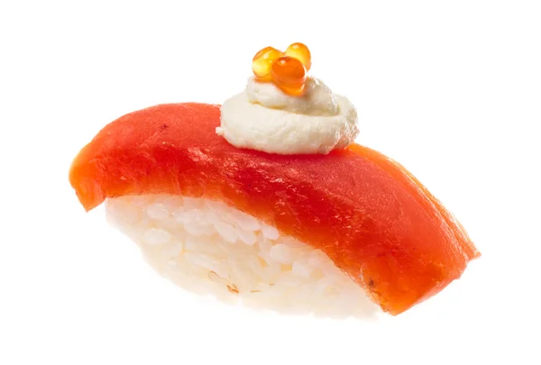 白を基調とした鮭寿司 — ストック写真