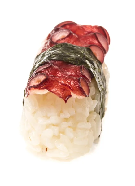 Japán sushi hús polip egy fehér háttér — Stock Fotó