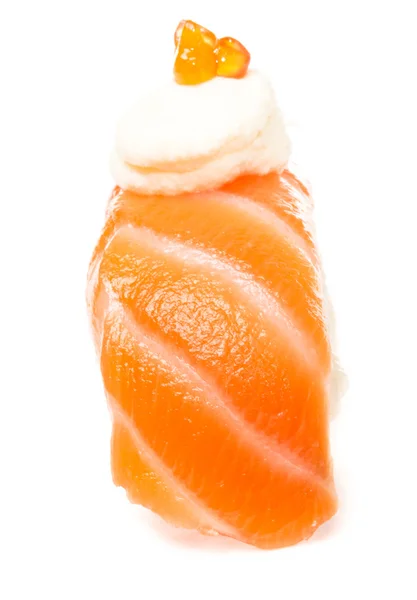 Sushi de salmón sobre fondo blanco —  Fotos de Stock