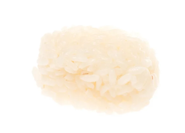 A főtt kínai rizs, fehér alapon — Stock Fotó