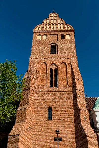 Arquitetura de estilo gótico da Igreja de Santa Maria (A Igreja do — Fotografia de Stock