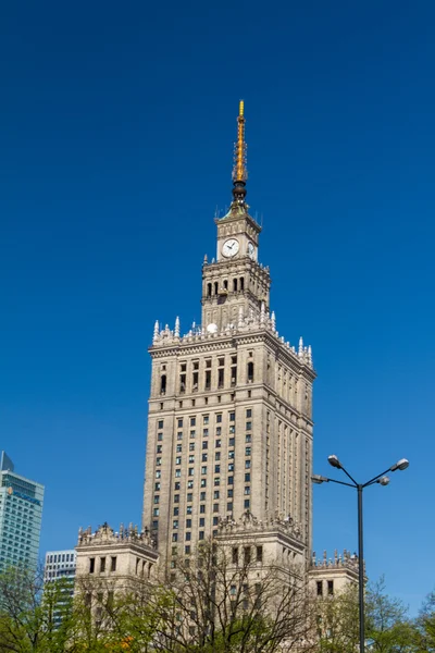 Palacio de Cultura y Ciencia, Varsovia, Polonia — Foto de Stock