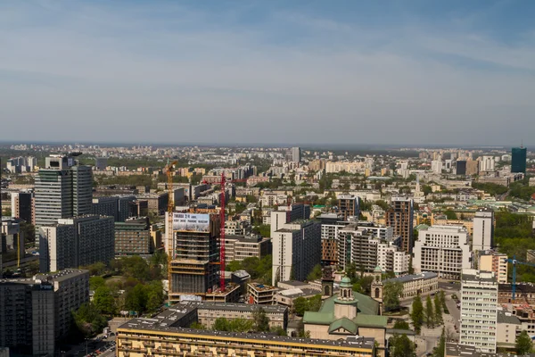 Panorama Varšava Varšava věže — Stock fotografie