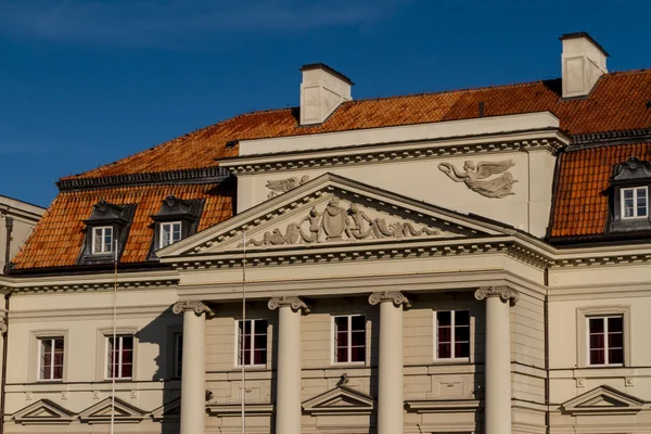 Centrum van de stad van Warschau, Polen — Stok fotoğraf