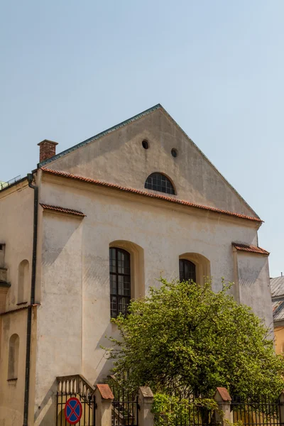Sinagoga Veche Izaaka în cartierul Kazimierz din Cracovia, Polonia — Fotografie, imagine de stoc