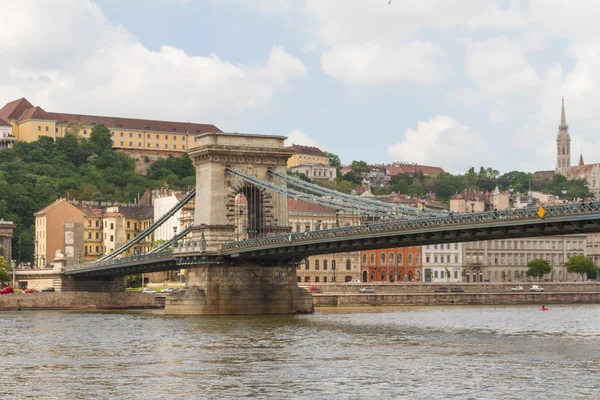 Řetěz most v Budapešti, Maďarsko — Stock fotografie