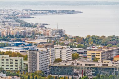 Selanik, Yunanistan havadan görünümü