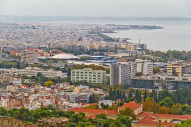 Selanik, Yunanistan havadan görünümü