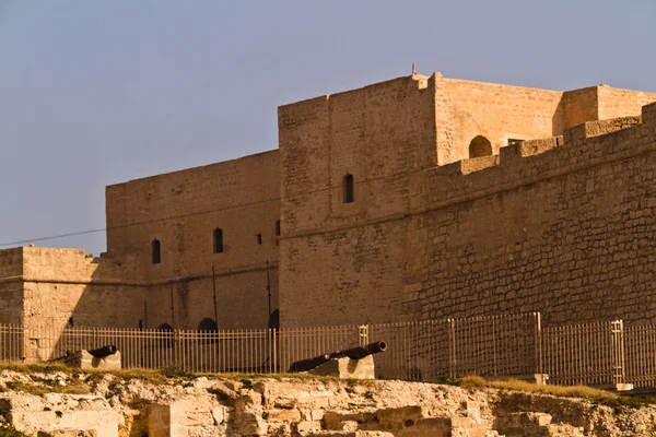 Ribat - arabic fortification and cemetery in Mahdia - seaside to — Stock Photo, Image