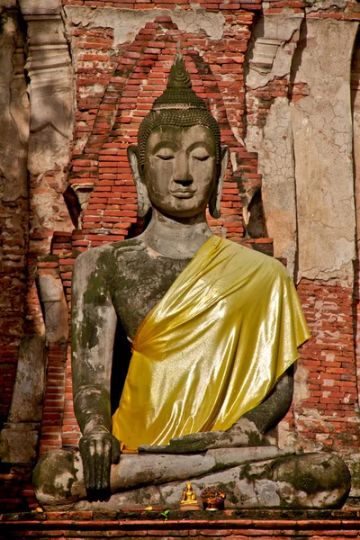 Estátua de Buda - Ayuthaya, Tailândia — Fotografia de Stock