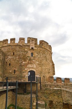 eptapyrgio Selanik'te üst şehir müstahkem duvar