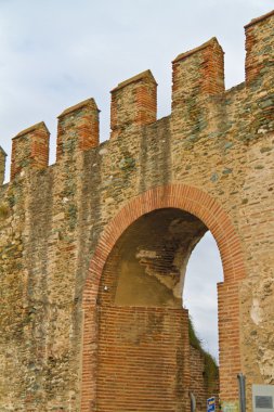 eptapyrgio Selanik'te üst şehir müstahkem duvar