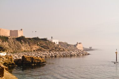 Ribat - Arapça sur ve mahdia mezarlıkta - deniz kenarına