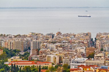 Selanik, Yunanistan havadan görünümü