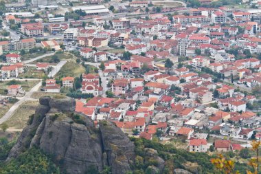 Kastraki köyü yakınlarında meteora Yunanistan