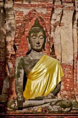 Buda heykeli - ayuthaya, Tayland