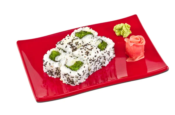 Japonia wegetarianinem roll z nori — Zdjęcie stockowe