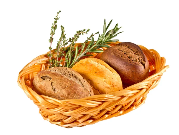 Domowe włoskie pieczywo ciabatta z rozmarynem — Zdjęcie stockowe
