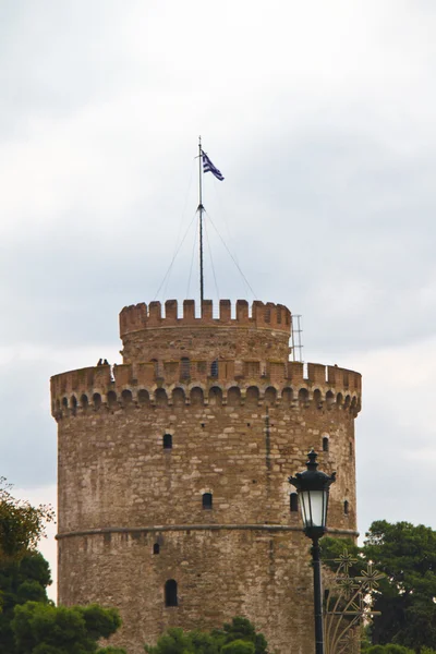 La Torre Bianca a Salonicco, Grecia — Foto Stock