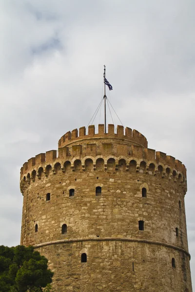 De witte toren van thessaloniki, Griekenland — Stockfoto