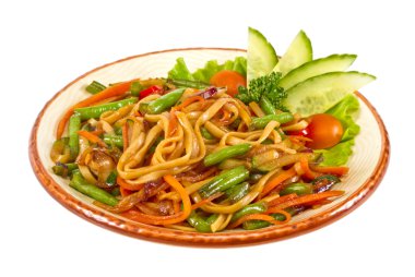 Çin kızarmış noodle