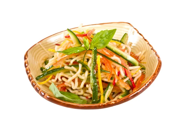 stock image Japan salad with noodles and vegetables