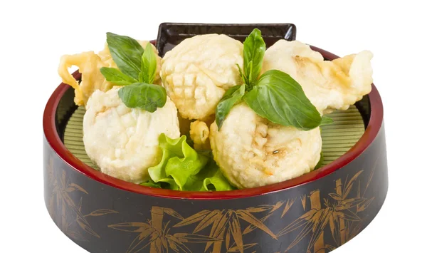 きのこの天ぷら日本料理 — ストック写真