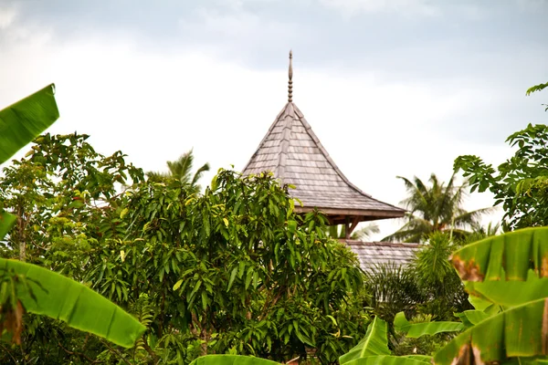 Деревянный тайский дом — стоковое фото