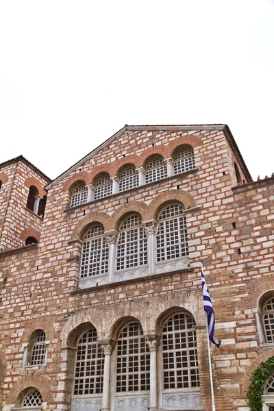 Byzantine orthodox church of Aghios Demetrios in Thessaloniki — Stock Photo, Image