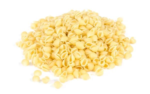 stock image Heap of raw pasta (conchiglie)