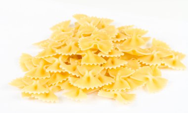 farfalle makarna, izole