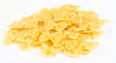 farfalle makarna, izole