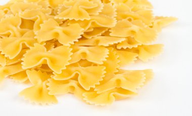 farfalle makarna, izole