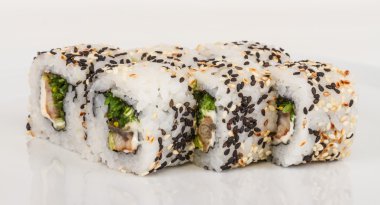 Japon mutfağının - maki rulo ile nori, krem chees