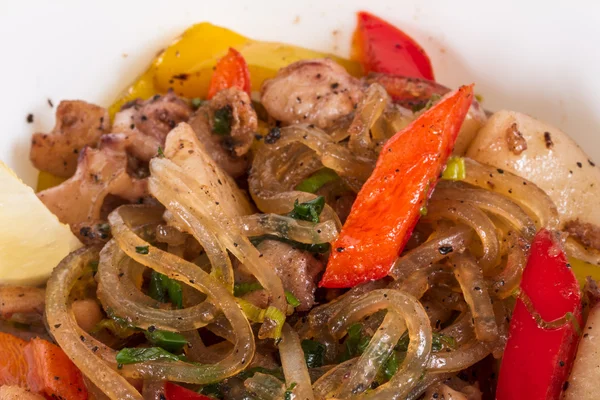 stock image Asian spicy seafood noodle